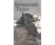 Jours d'orage (Kathrine Kressmann Taylor