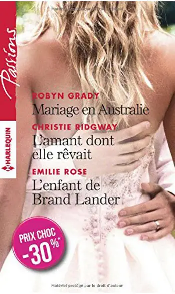 Mariage en Australie - L'amant dont elle