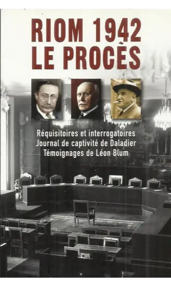 Le procès de Riom 1942 ( Julia Bracher )